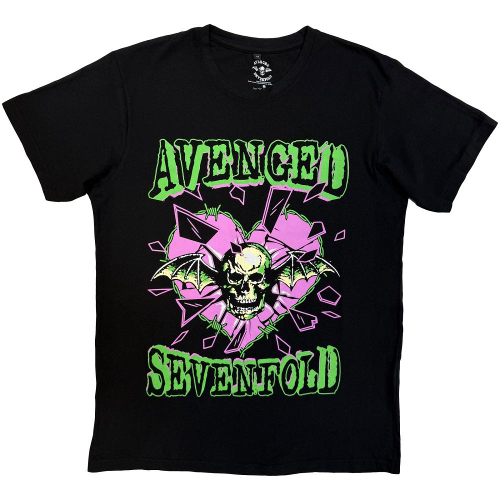 Avenged Sevenfold - Heart Break Heren Tshirt - Zwart